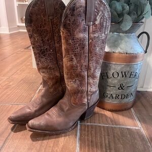All leather Cowboy Boots